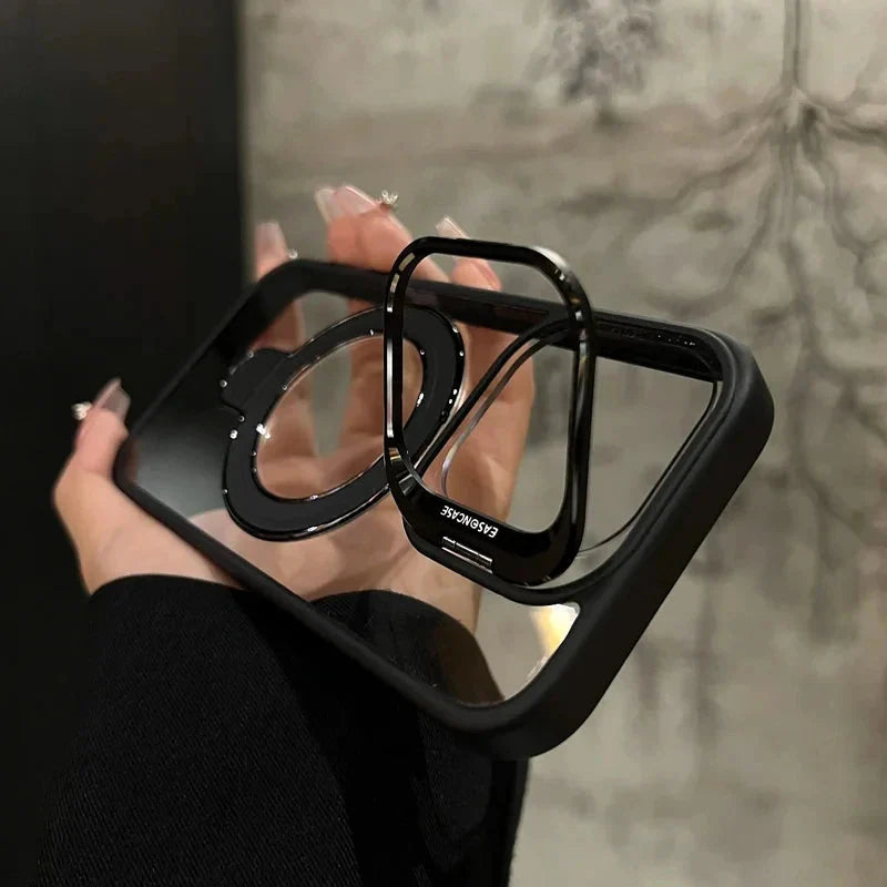 Magnetic Clear Case | Metal Ring Stand | Camera Lens Protector